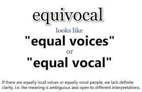 equivocal